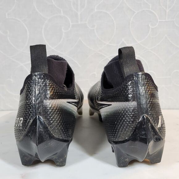 Nike Mens Vapor Edge Pro 360 Football Cleats Size 7.5 Black White AO8277-001 - Picture 5 of 14